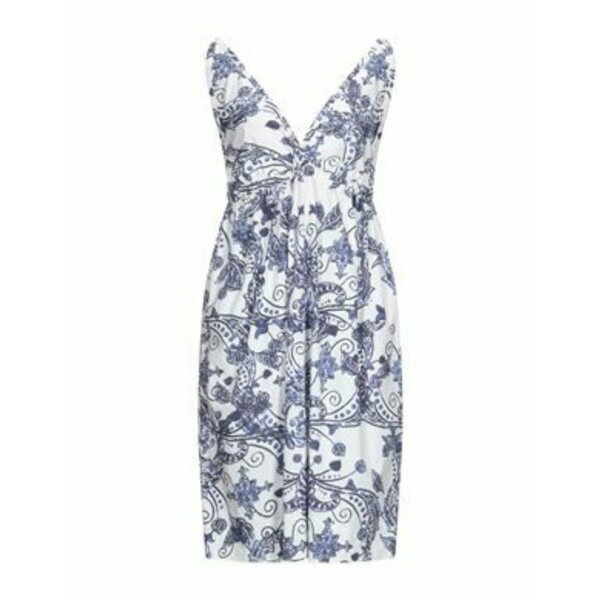 【送料無料】 マリパルミ レディース ワンピース トップス Midi dresses White