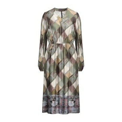 【送料無料】 マニラグレース レディース ワンピース トップス Midi dresses Green 【送料無料】 マニラグレース レディース ワンピース トップス Midi dresses Green