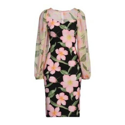【送料無料】 リナシメント レディース ワンピース トップス Midi dresses Black 【送料無料】 リナシメント レディース ワンピース トップス Midi dresses Black