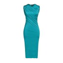 【送料無料】 ヴェルサーチ レディース ワンピース トップス Midi dresses Azure