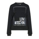 【送料無料】 モスキーノ レディース パーカー・スウェットシャツ アウター Sweatshirts Black