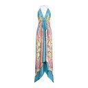 【送料無料】 エトロ レディース ワンピース トップス Midi dresses Azure
