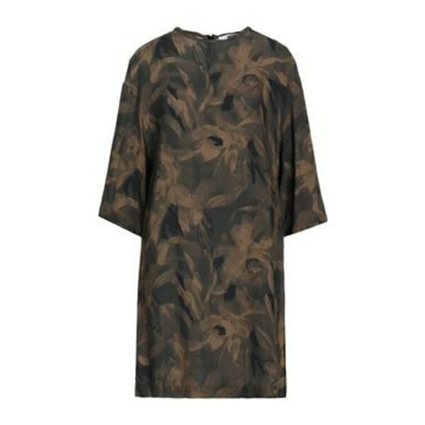 【送料無料】 グリフォーニ レディース ワンピース トップス Mini dresses Green