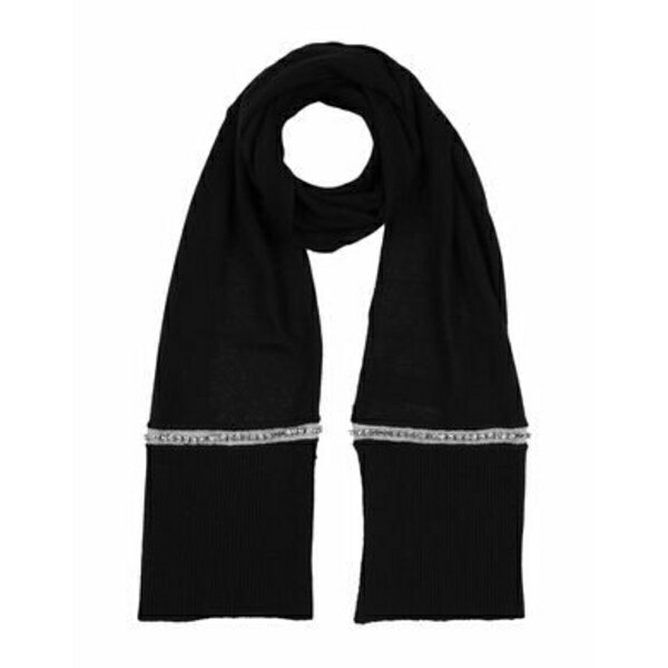 【送料無料】 パトリツィア ペペ レディース マフラー・ストール・スカーフ アクセサリー Scarves Black