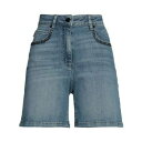 【送料無料】 モスキーノ レディース デニムパンツ ボトムス Denim shorts Blue