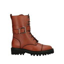 【送料無料】 アンナ・バイゲラー レディース ブーツ シューズ Ankle boots Brown