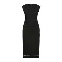 ATOS LOMBARDINI AgX {M[j s[X gbvX fB[X Midi dresses Black