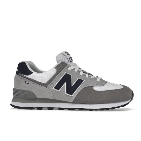 New Balance ニューバランス メンズ スニーカー 【New Balance 574 Grey White Navy】 サイズ US_12(30.0cm) Grey/White/Navy