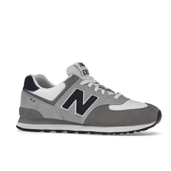 New Balance ニューバランス メンズ スニーカー 【New Balance 574 Grey White Navy】 サイズ US_12(30.0cm) Grey/White/Navy