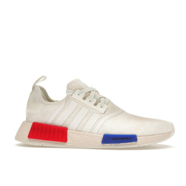 adidas アディダス メンズ スニーカー 【adidas NMD R1 White Tint】 サイズ US_9(27.0cm) White Tint/Glory Red/Semi Lucid Blue