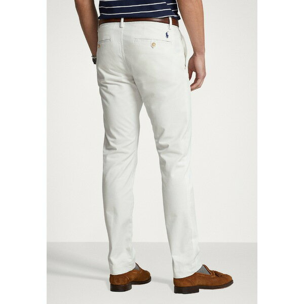 ラルフローレン メンズ カジュアルパンツ ボトムス STRETCH SLIM FIT TWILL PANT - Chinos - deckwash white