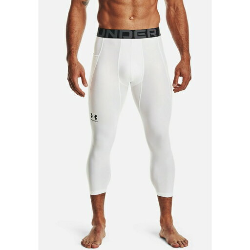 アンダーアーマー メンズ バスケットボール スポーツ UA HG ARMOUR 3/4 LEGGING HEAT GEAR - Leggings - white アンダーアーマー メンズ バスケットボール スポーツ UA HG ARMOUR 3/4 LEGGING HEAT GEAR - Leggings - white