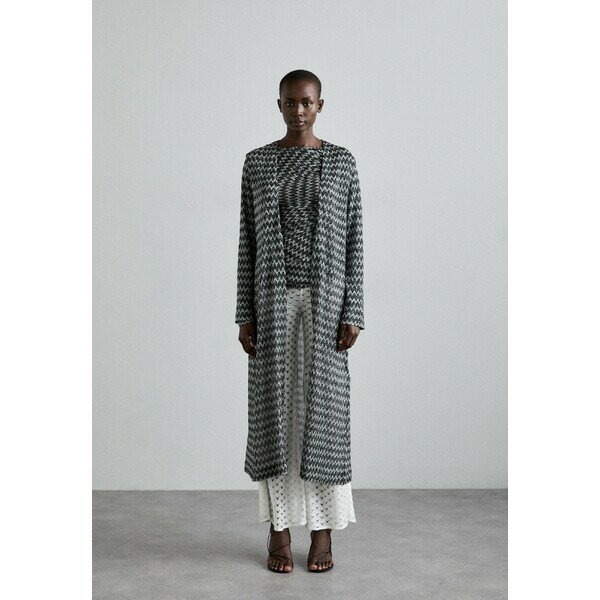 ߥå ǥ ˥å&  LONG CARDIGAN - Cardigan - black/silver