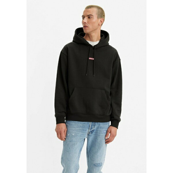 リーバイス メンズ パーカー・スウェットシャツ アウター RELAXED TAB HOODIE - Sweatshirt - black