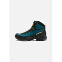 スカルパ メンズ バスケットボール スポーツ RUSH TRK LT GORE TEX - Hiking shoes - petrol/mustard