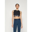 ナイキ レディース フィットネス スポーツ PRO CROP TANK - Top - black/white
