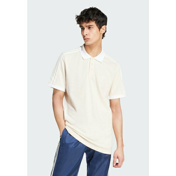 アディダスオリジナルス メンズ Tシャツ トップス ADICOLOR CLASSICS 3-STRIPES - Polo shirt - white