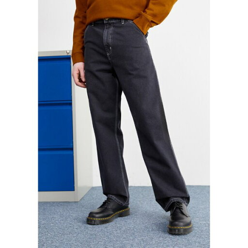 カーハート メンズ デニムパンツ ボトムス SIMPLE PANT - Relaxed fit jeans - black stone washed カーハート メンズ デニムパンツ ボトムス SIMPLE PANT - Relaxed fit jeans - black stone washed