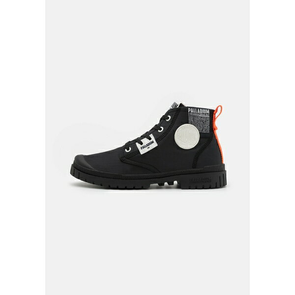 パラディウム メンズ ブーツ シューズ OVERLAB UNISEX - Lace-up ankle boots - black