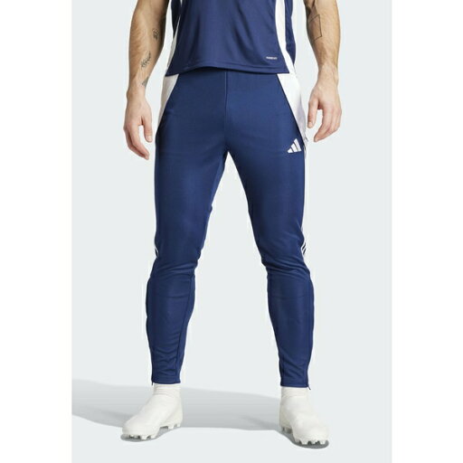 アディダス メンズ カジュアルパンツ ボトムス TIRO 24 SLIM - Tracksuit bottoms - team navy blue white アディダス メンズ カジュアルパンツ ボトムス TIRO 24 SLIM - Tracksuit bottoms - team navy blue white
