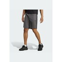 アディダス メンズ バスケットボール スポーツ TRAIN ESSENTIALS - Sports shorts - grey/black