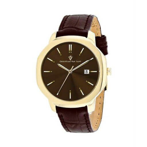 クリスチャンバンサント メンズ 腕時計 アクセサリー Men's Octavius Slim Brown Dial Watch - CV0537 Brown クリスチャンバンサント メンズ 腕時計 アクセサリー Men's Octavius Slim Brown Dial Watch - CV0537 Brown