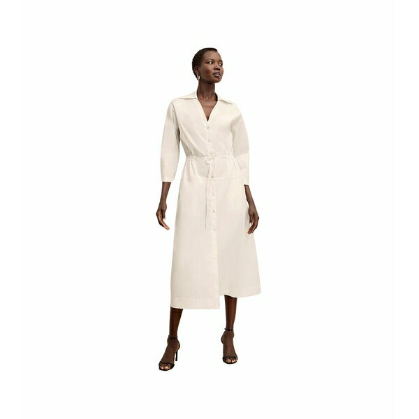 楽天astyエムエメウラフール レディース ワンピース トップス Women's Boden Al Fresco Dress - Cotton Poplin Eggshell