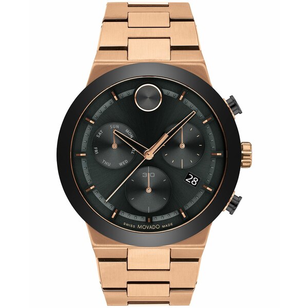 モバド メンズ 腕時計 アクセサリー Men's Bold Fusion Swiss Quartz Chronograph Bronze PVD Bracelet Watch 44mm Bronze