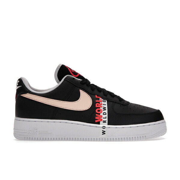 Nike ナイキ メンズ スニーカー 【Nike Air Force 1 Low '07 LV8】 サイズ US_7(25.0cm) Worldwide Pack Black Flash Crimson