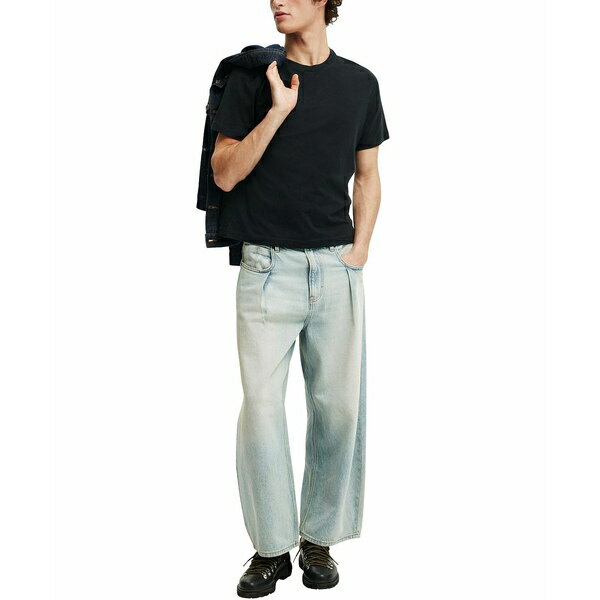 コットンオン メンズ シャツ トップス Men's Classic Fit T-Shirt Black