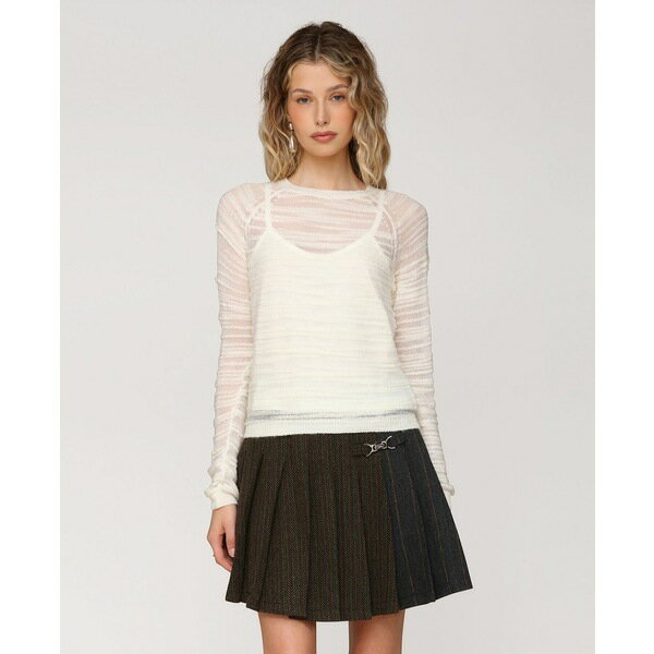 アベックレフィレ レディース ニット&セーター アウター Women's Crewneck Sweater Cream