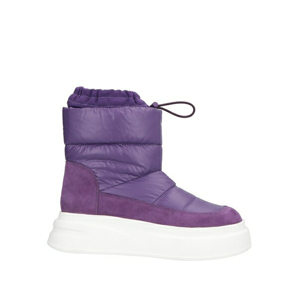 【送料無料】 トスカブルー? レディース ブーツ シューズ Ankle boots Purple
