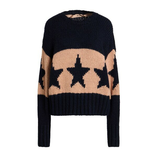 【送料無料】 ヌメロ ヴェントゥーノ レディース ニット&セーター アウター Sweaters Blue(4)