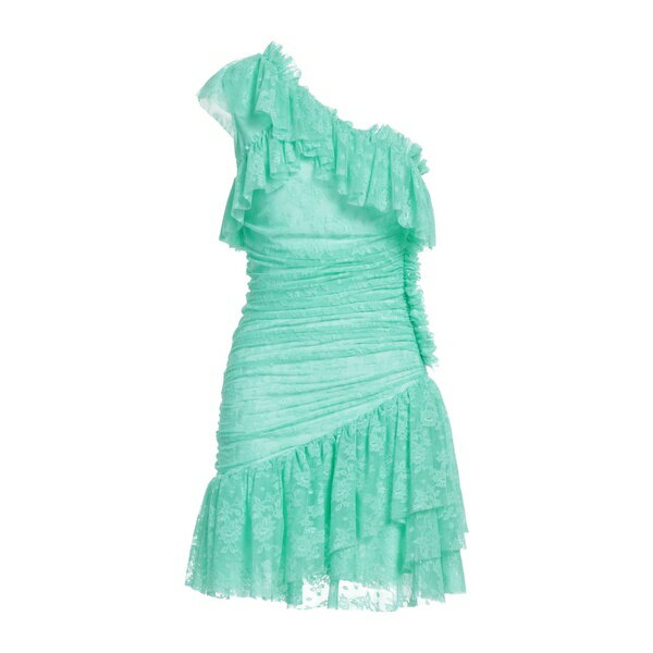 【送料無料】 アニエバイ レディース ワンピース トップス Mini dresses Green