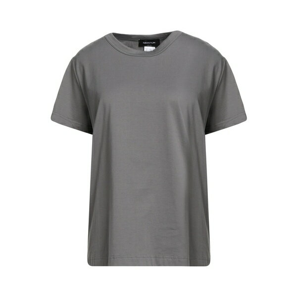 【送料無料】 ファビアナ フィリッピ レディース Tシャツ トップス T-shirts Grey(4)