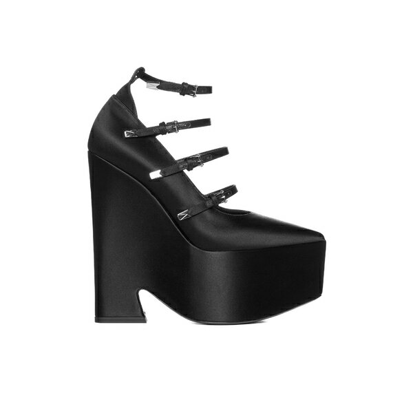 ヴェルサーチ レディース ヒール シューズ D¨collet¨ Con Plateau Tempest black