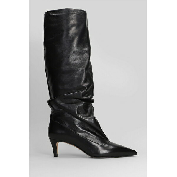 ザ・セラー レディース ブーツ シューズ High Heels Boots In Black Leather black