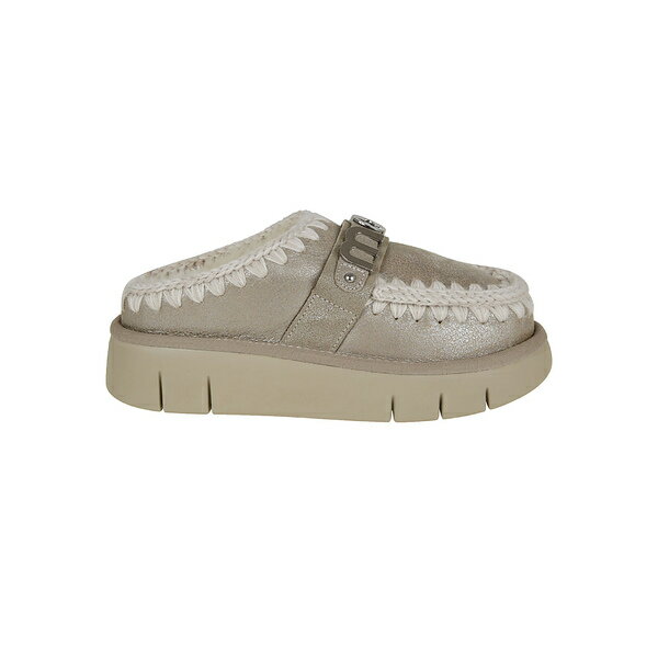 モウ レディース ブーツ シューズ Bounce Clog Special Leather Stm Stone