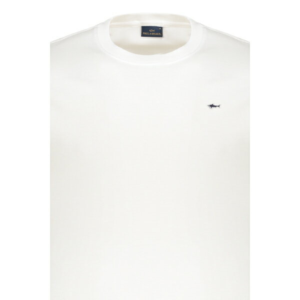 ポール・アンド・シャーク メンズ Tシャツ トップス Cotton T-shirt White
