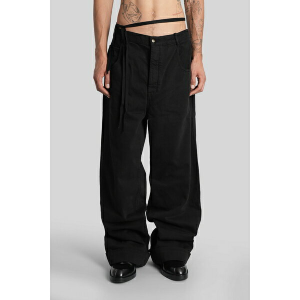 アン ドゥムルメステール メンズ デニムパンツ ボトムス Michael Jeans In Black Cotton black