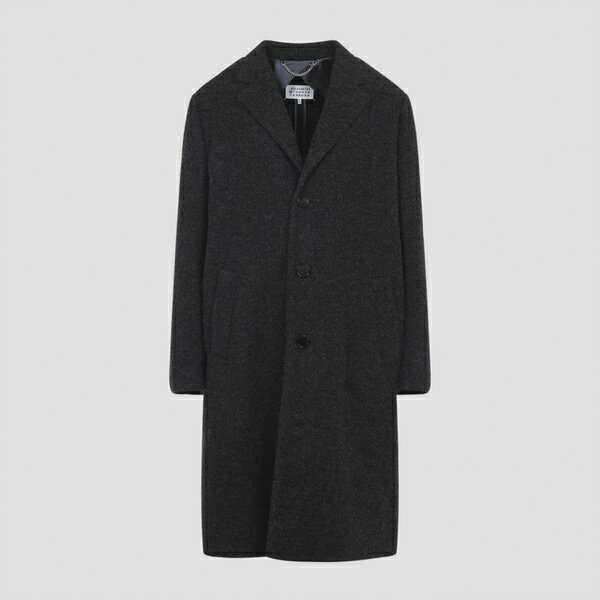 ޥ륿ޥ른 ǥ 㥱åȡ֥륾  Virgin Wool Coat M Melange Carbon