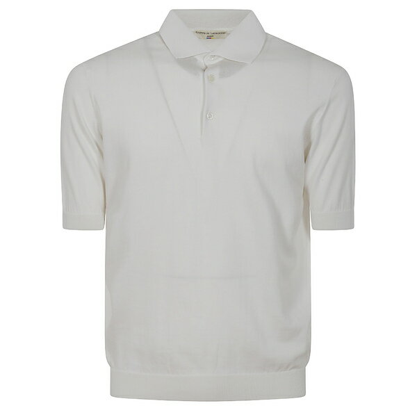 フィリッポ デ ラウレンティス メンズ ポロシャツ トップス Polo Ss Optical White