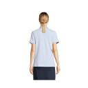 ランズエンド レディース カットソー トップス Women's School Uniform Short Sleeve Mesh Polo Shirt Blue