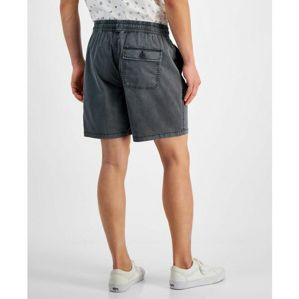 サンアンドプラスストーン メンズ カジュアルパンツ ボトムス Men 039 s Jim Drawstring 7 Shorts, Created for Macy 039 s Black Shadow