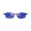 コスタデルマール レディース サングラス＆アイウェア アクセサリー Unisex Polarized Sunglasses, 6S000121 BLACK SHINY/BLUE MIRROR