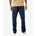 トゥルーレリジョン トゥルーレリジョン メンズ デニムパンツ ボトムス Men's Ricky Flap Super T Straight Jean Blue