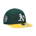 j[G fB[X Xq ANZT[ Men's Green Oakland Athletics 9/11 Memorial Side Patch 59Fifty Fitted Hat Green