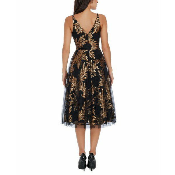 楽天astyドレスザポプレーション レディース ワンピース トップス Women's Courtney Sequin and Tulle Dress Gold Multi