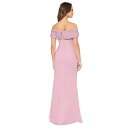 xbcB Ah A_ fB[X s[X gbvX Women's Beaded Off-The-Shoulder Gown Rose