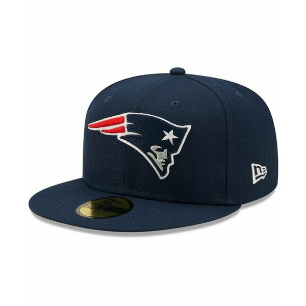 ニューエラ メンズ 帽子 アクセサリー Men's Navy New England Patriots 2004 Pro Bowl Patch Red Undervisor 59FIFY Fitted Hat Navy